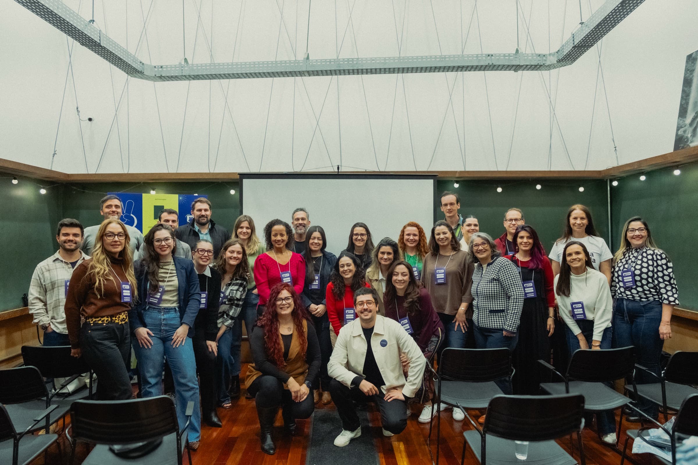 Participantes reunidos em uma edição anterior do VOLUN